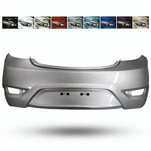 Задний бампер хэтчбэк HYUNDAI SOLARIS - ХЕНДАЙ СОЛЯРИС (11-14 год) в цвет кузова