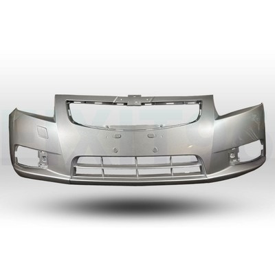Бампер передний Chevrolet Cruze Круз (09-12 год). Серебро (GAN)