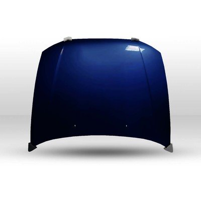 Капот в цвет кузова Hyundai Accent. Синий (B04)