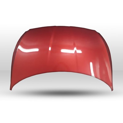 Капот в цвет кузова Hyundai Solaris (с 11 - 14 год). Красный гранат (TDY)